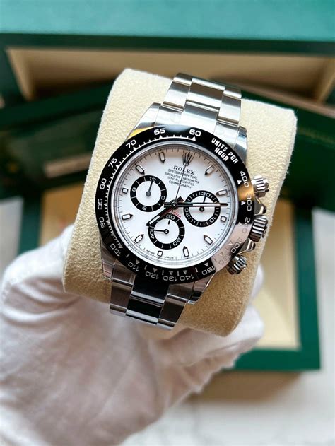 rolex daytona panada|Rolex daytona panda price chart.